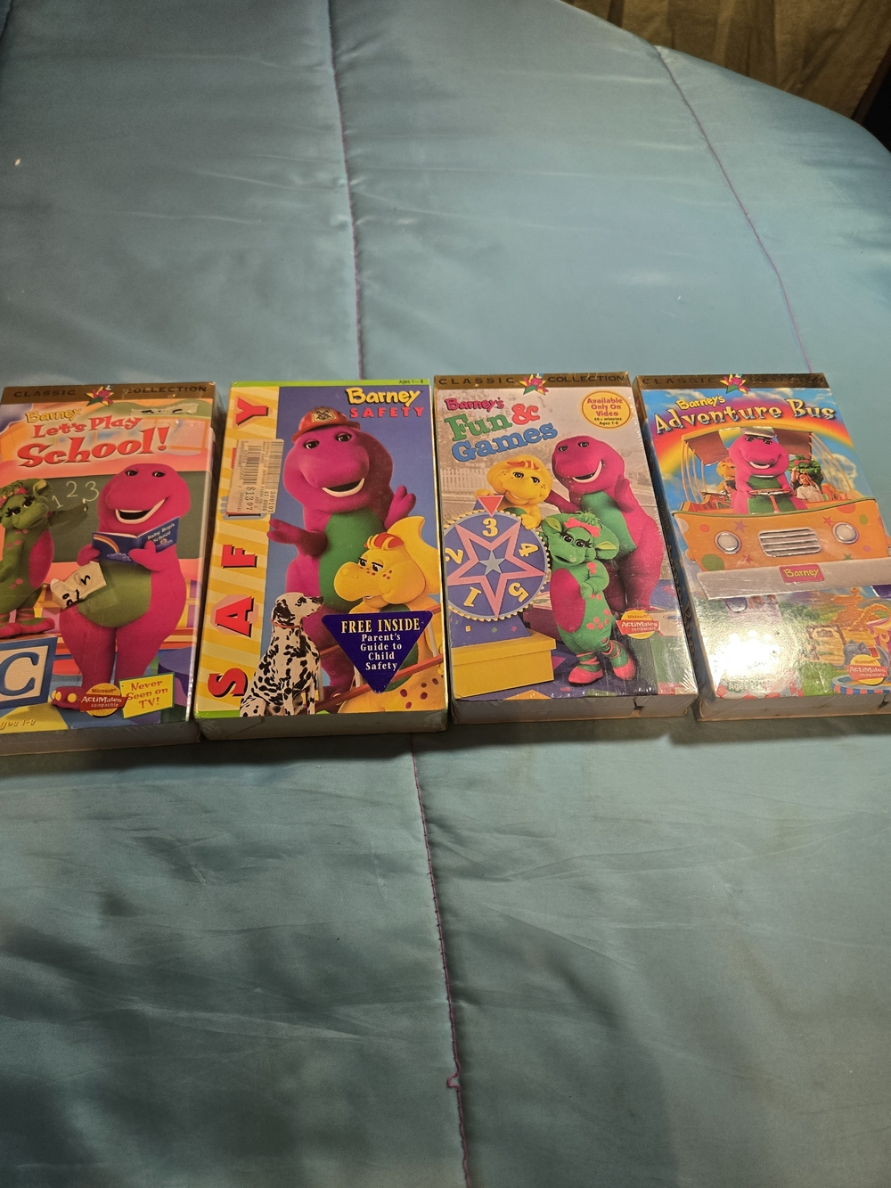 Barney VHS Lot Of 4 New Sealed 1996-1999 Mint